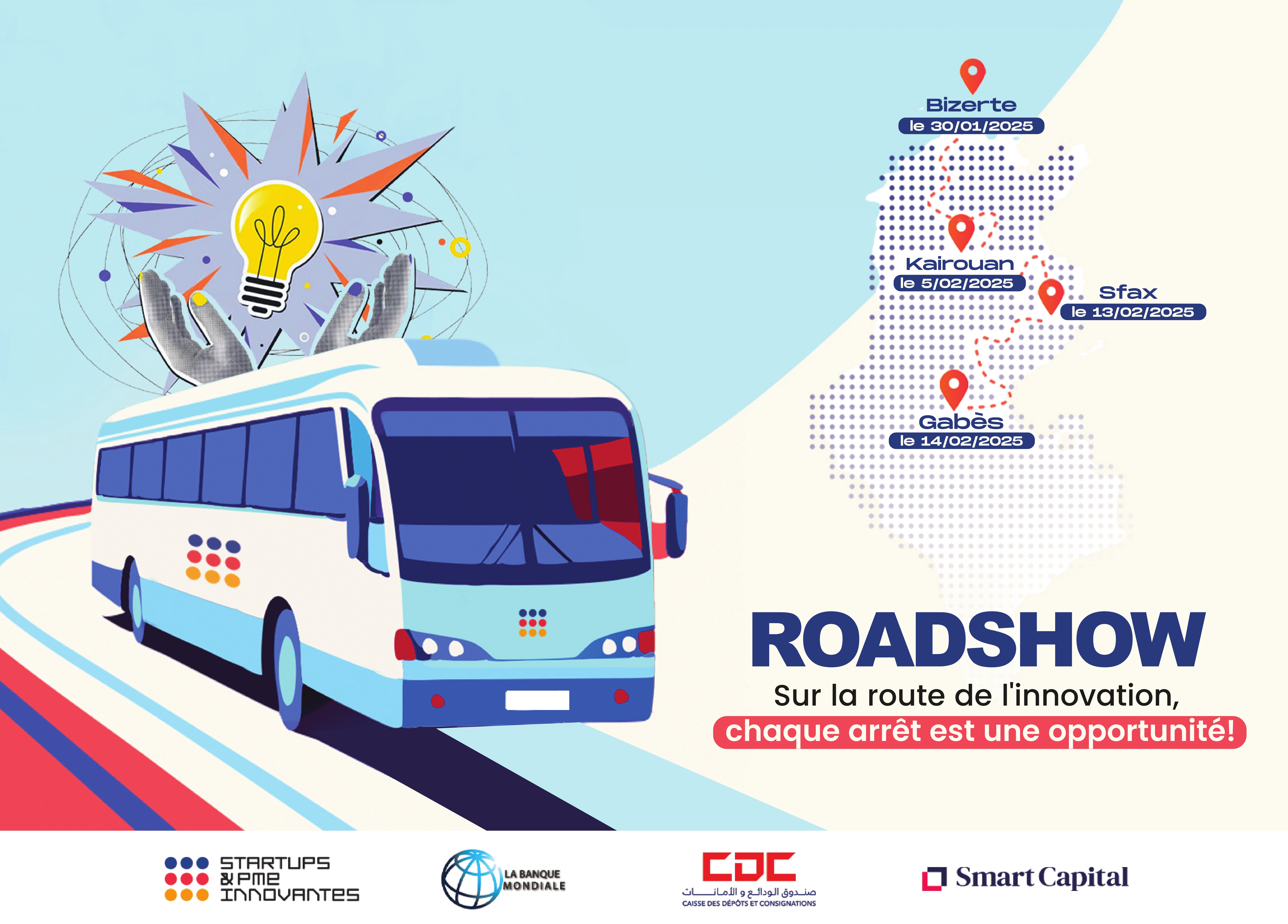 Bizerte, Kairouan, Sfax, Gabès :  Un roadshow qui façonne l’avenir de l’innovation en Tunisie